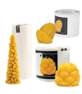 Moldes de silicona para velas de otoño